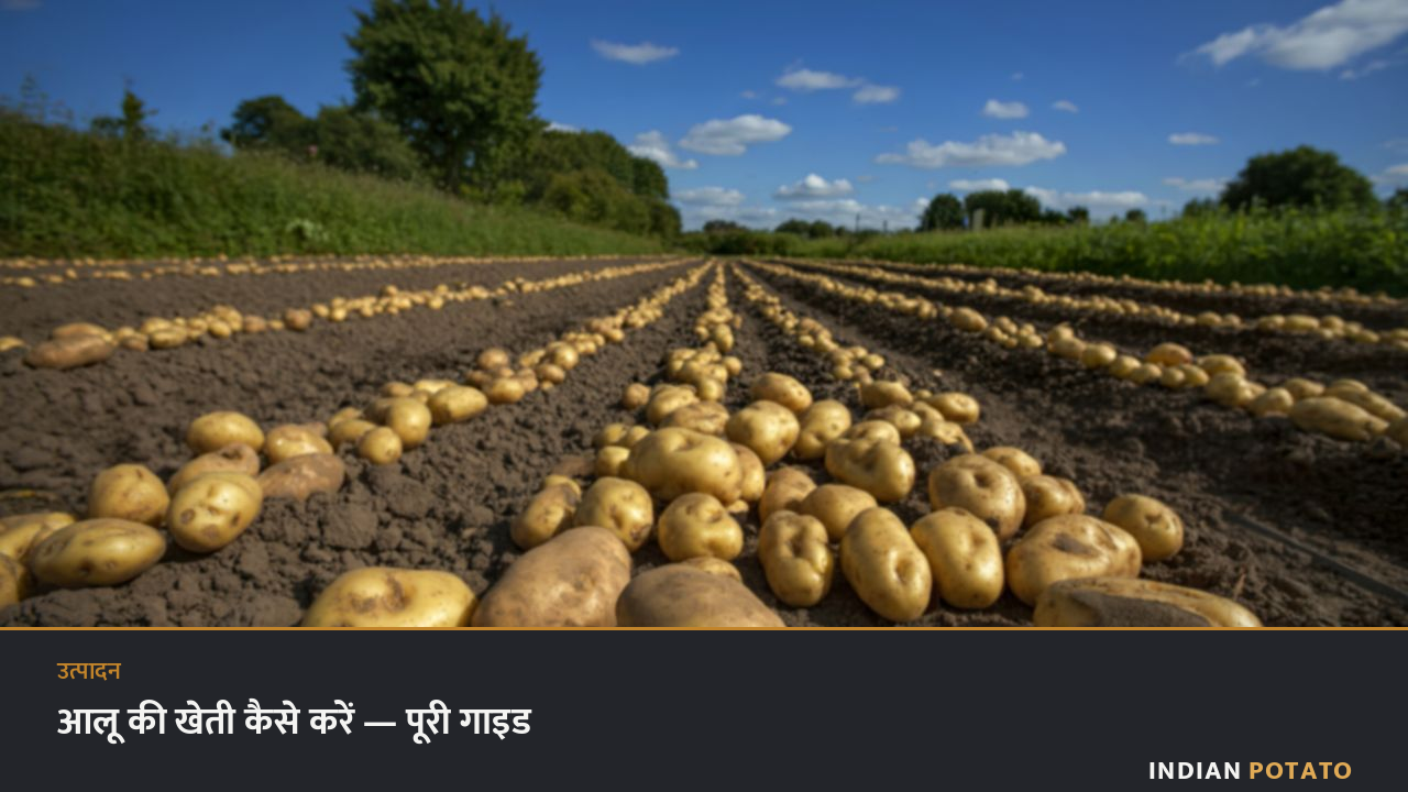 आलू की खेती कैसे करें — बुआई से कटाई तक पूरी गाइड