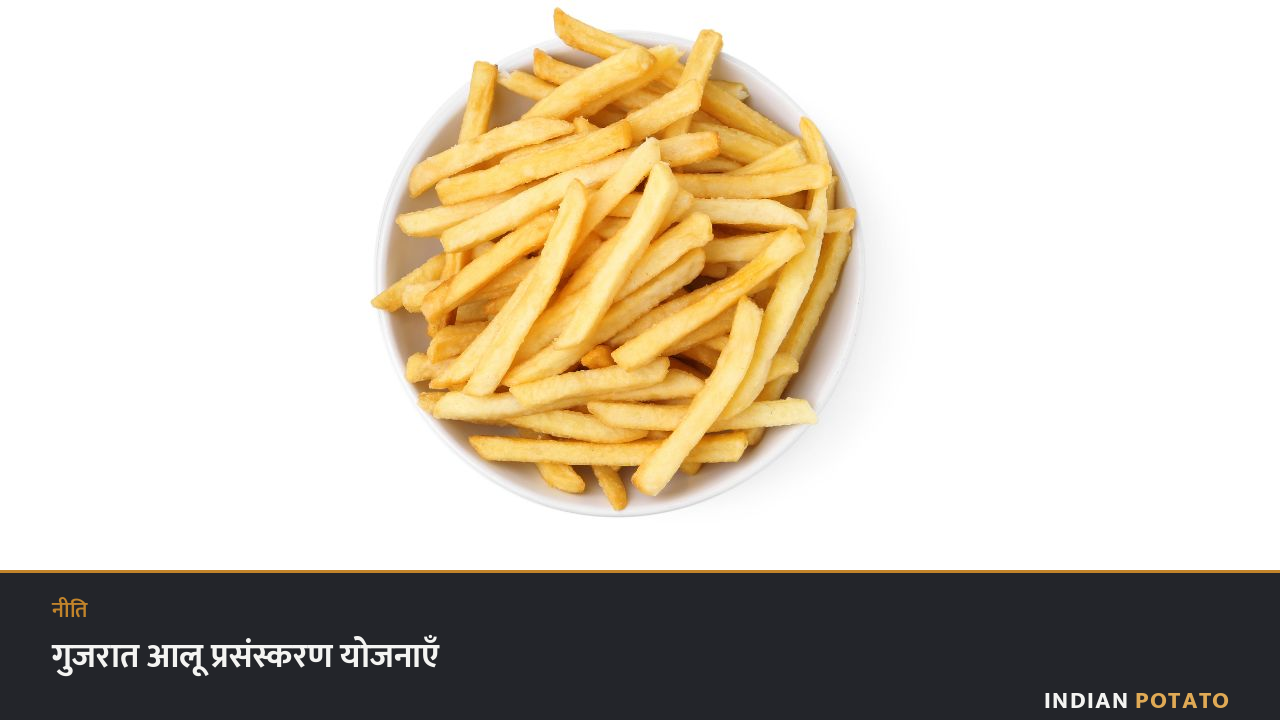 गुजरात आलू प्रसंस्करण योजनाएँ एवं सब्सिडी