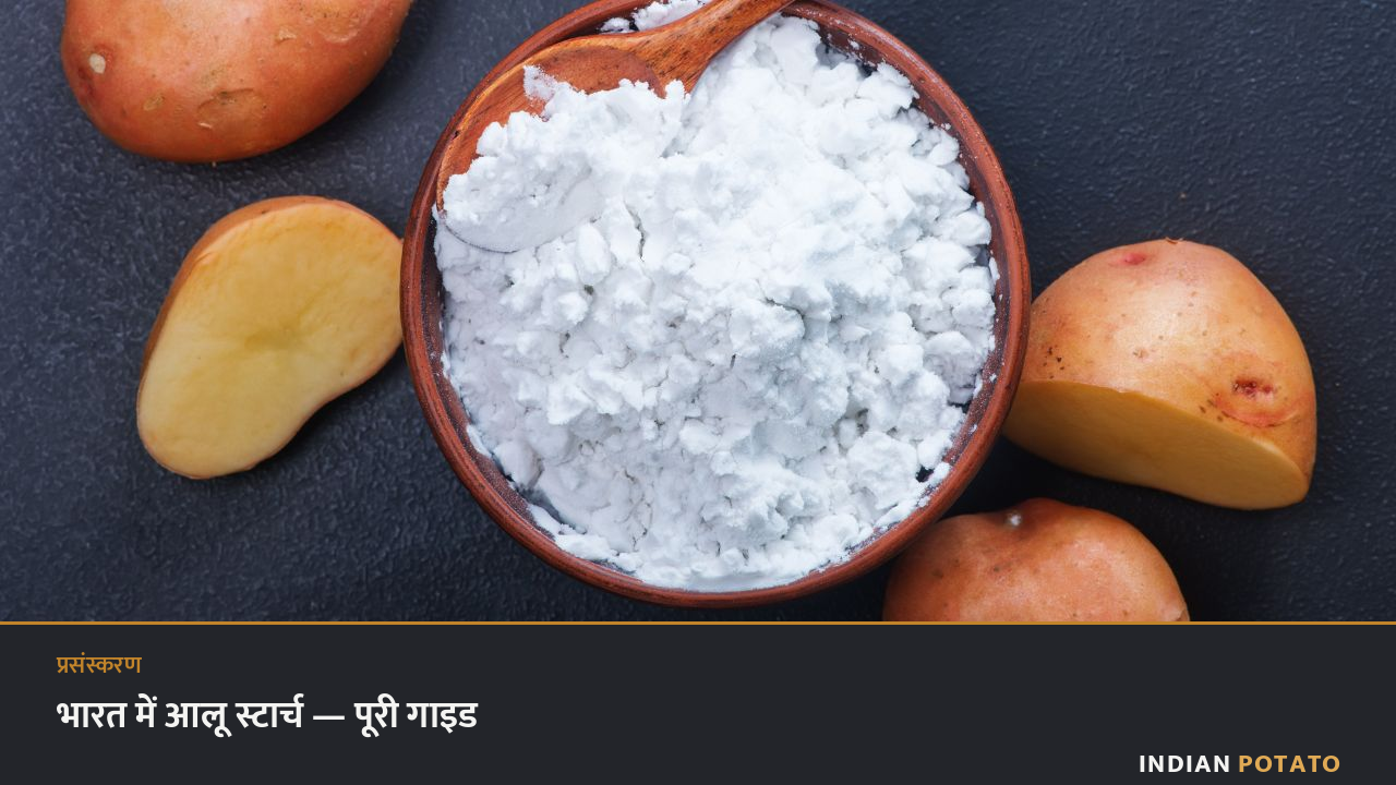 भारत में आलू स्टार्च उत्पादन — उद्योग, प्रक्रिया और अवसर